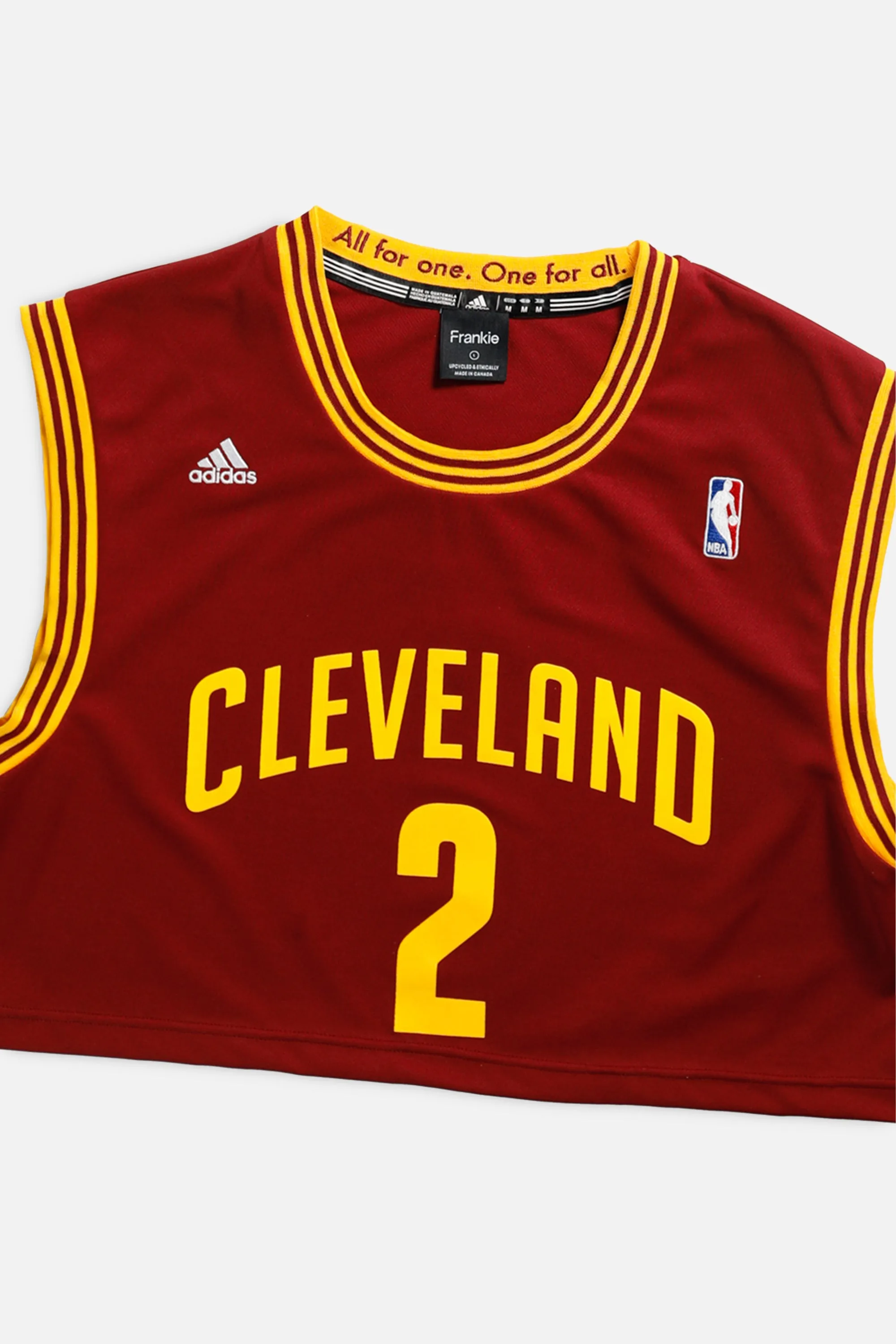 Rework Cleveland Cavaliers NBA Crop Jersey - L