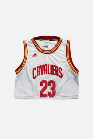 Rework Cleveland Cavaliers NBA Crop Jersey - S