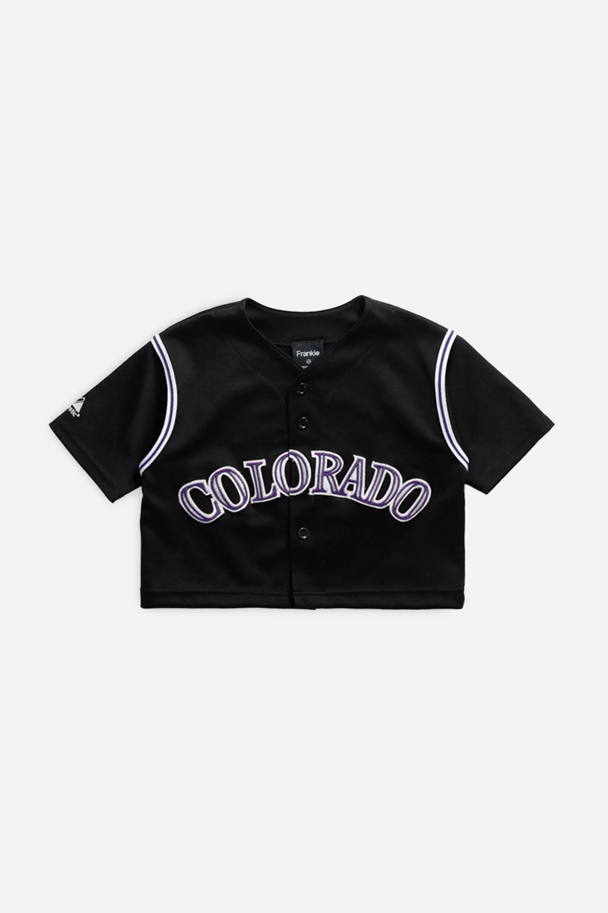 Rework Colorado Rockies MLB Crop Jersey - XS