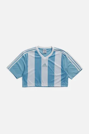 Rework Crop Adidas Soccer Jersey - S