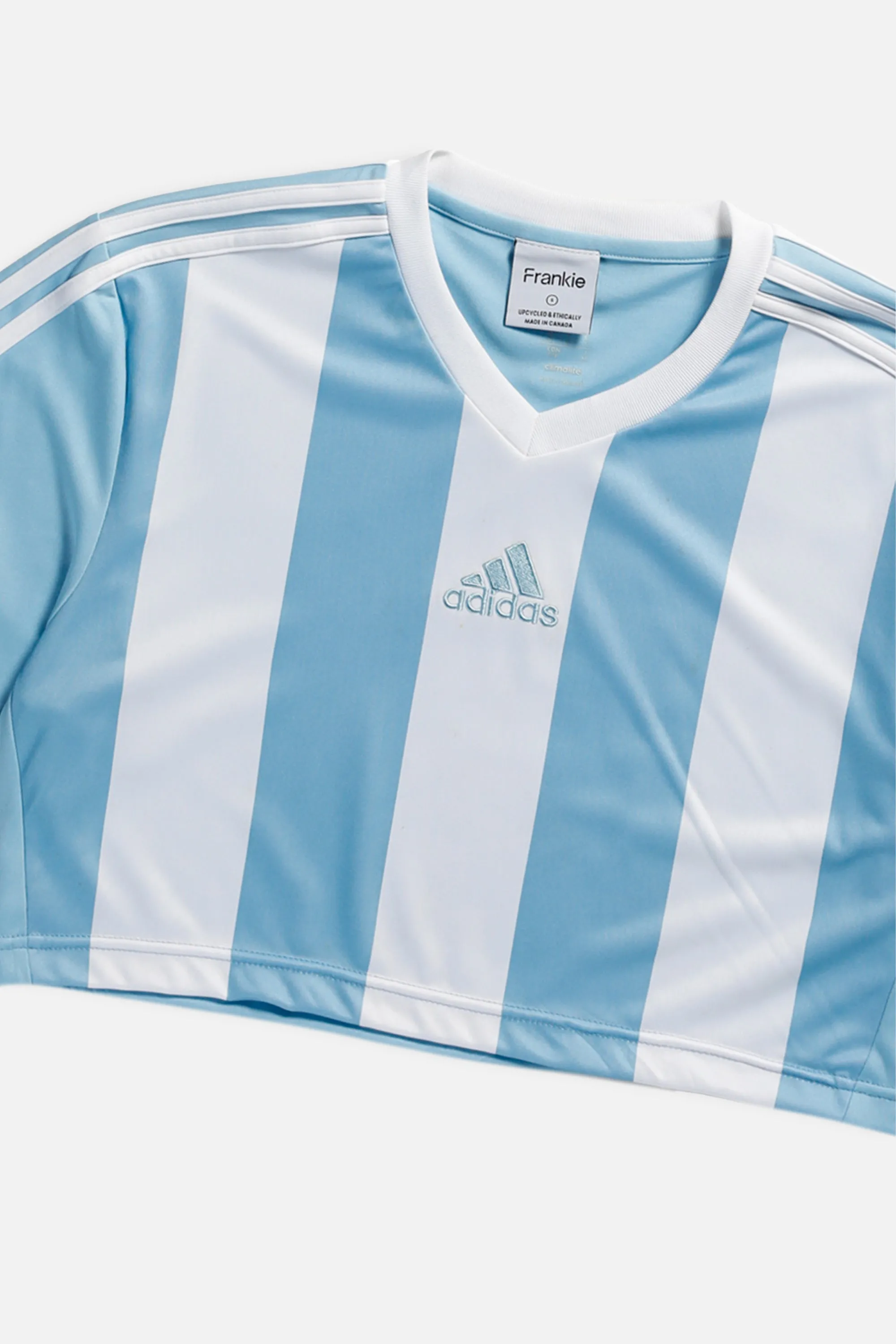 Rework Crop Adidas Soccer Jersey - S