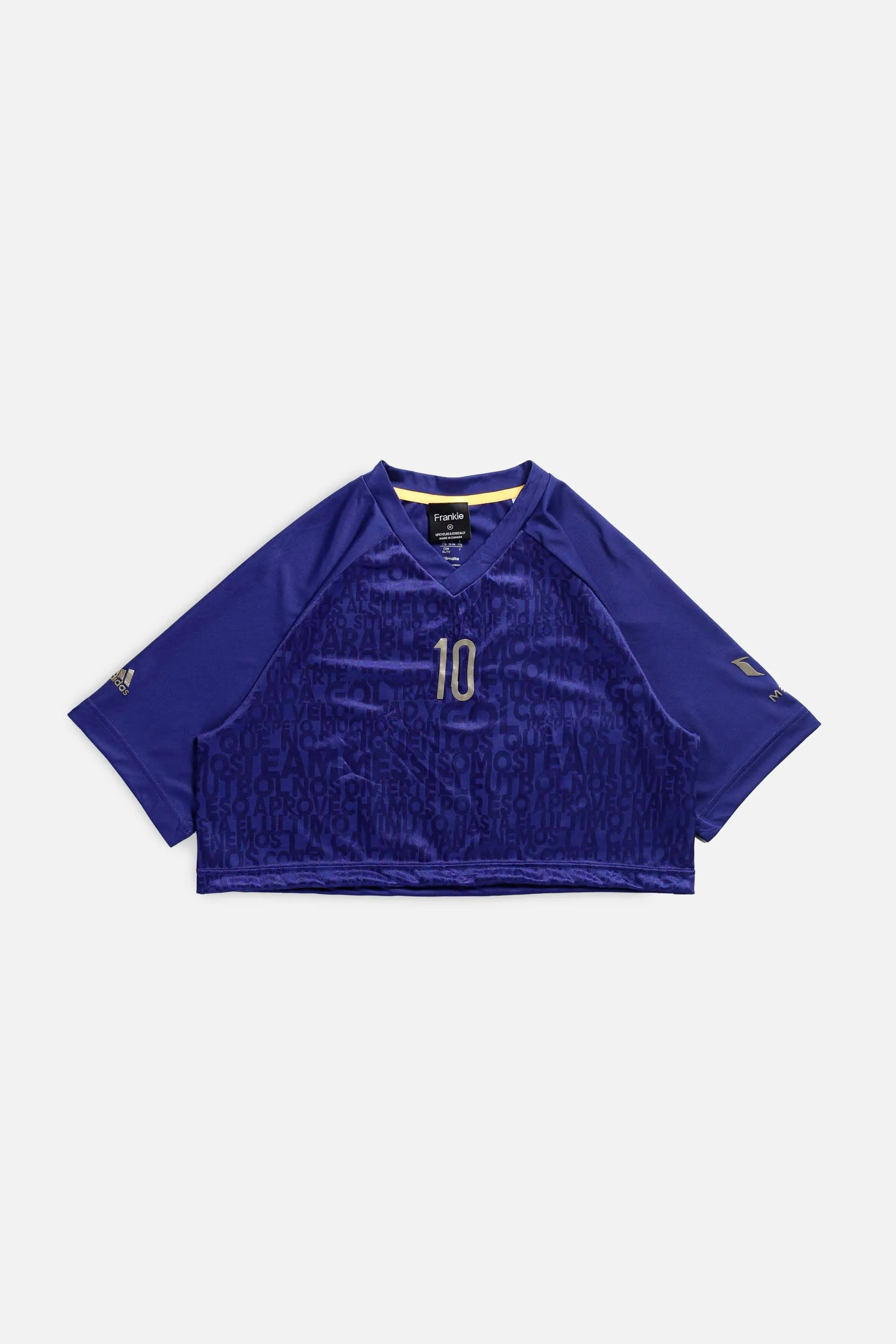 Rework Crop Argentina Soccer Jersey - M