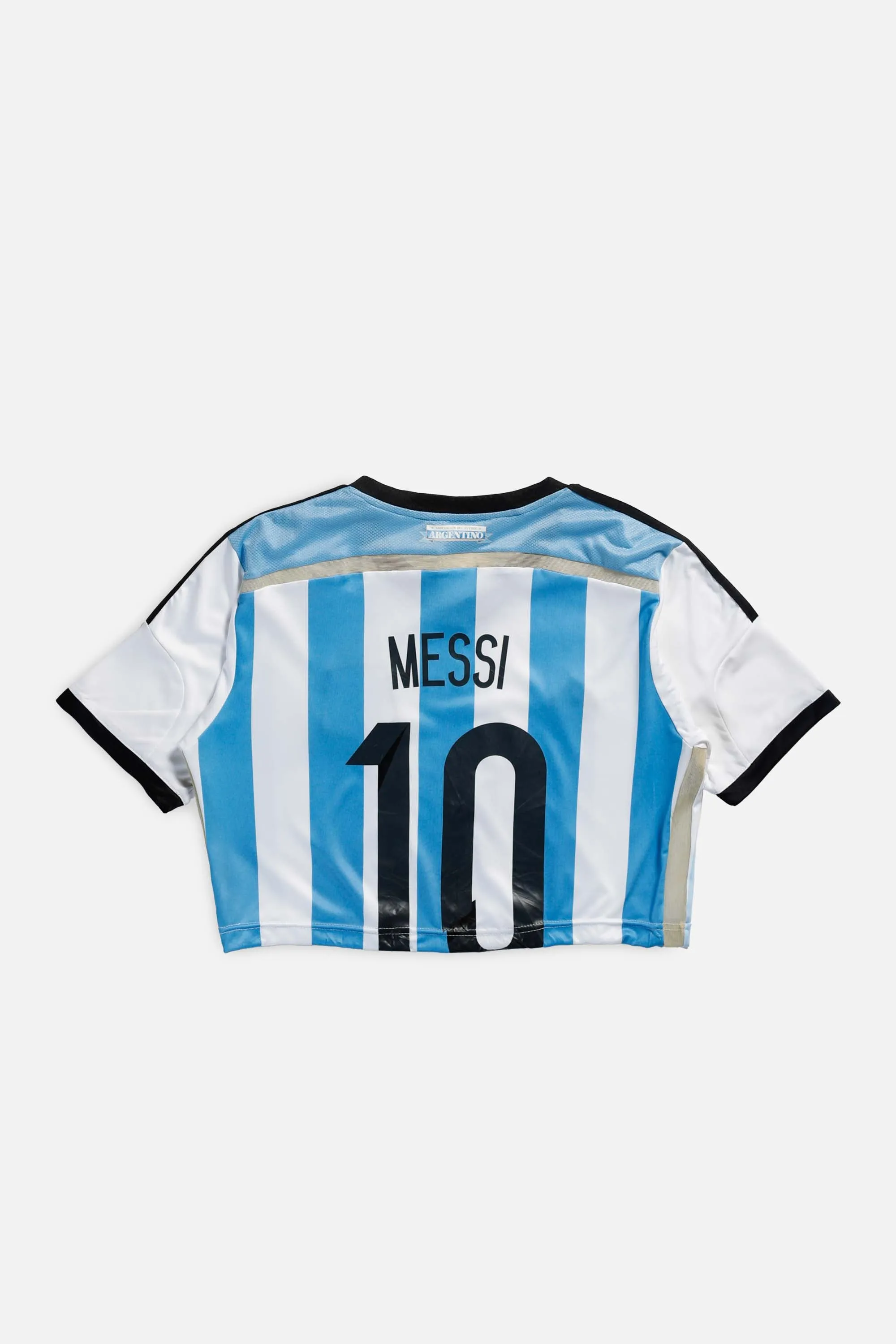 Rework Crop Argentina Soccer Jersey - M