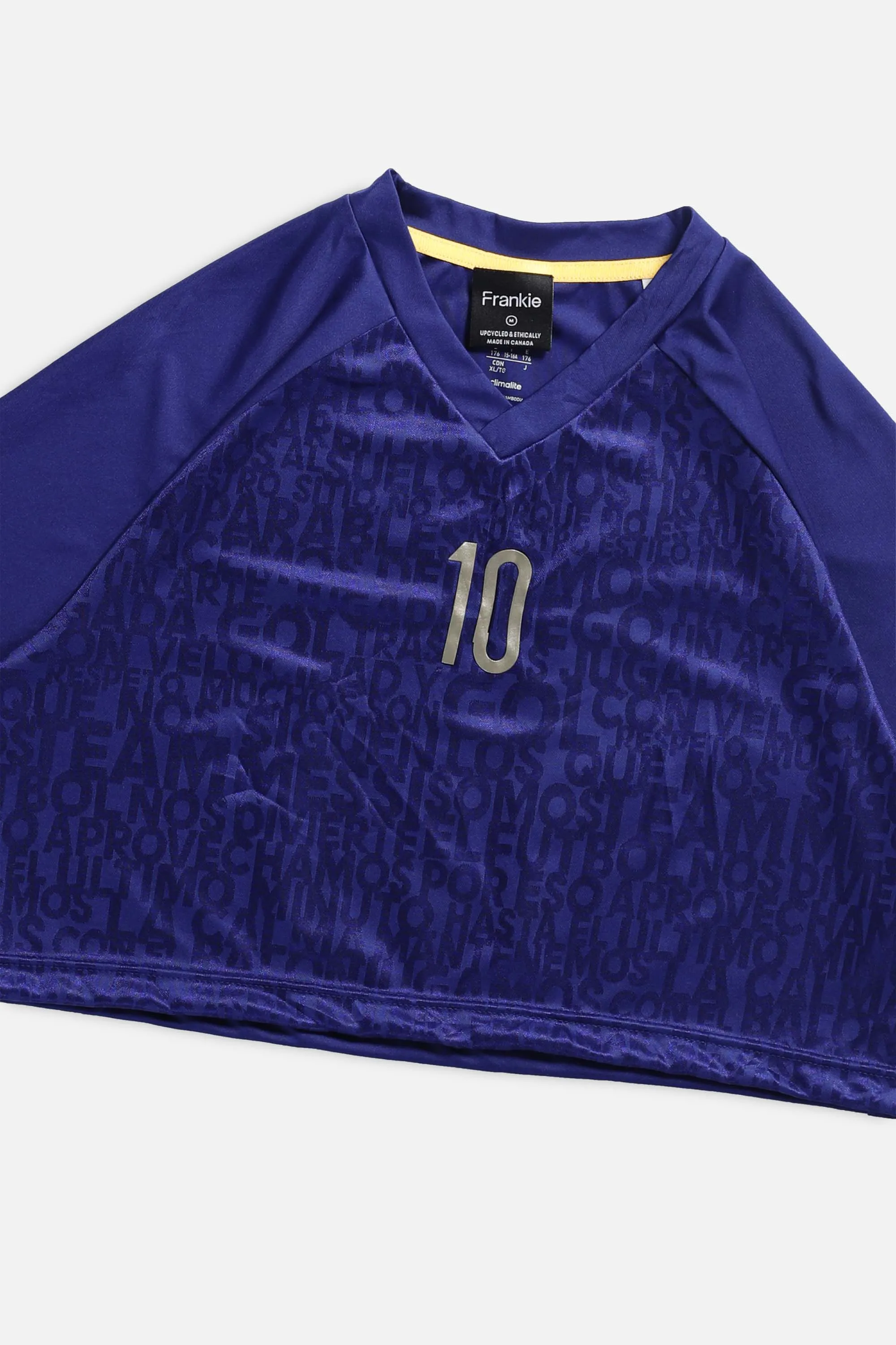 Rework Crop Argentina Soccer Jersey - M