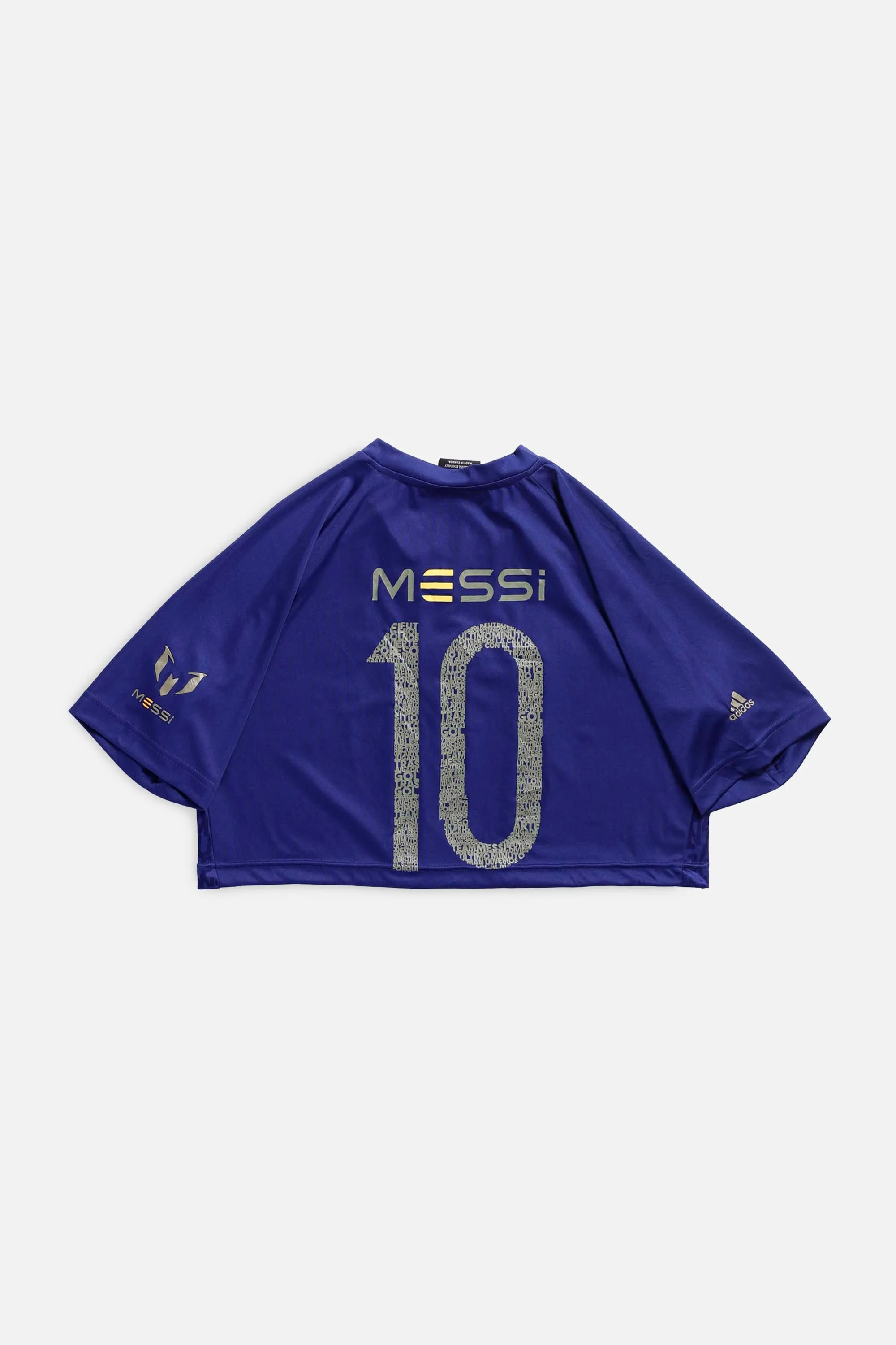 Rework Crop Argentina Soccer Jersey - M