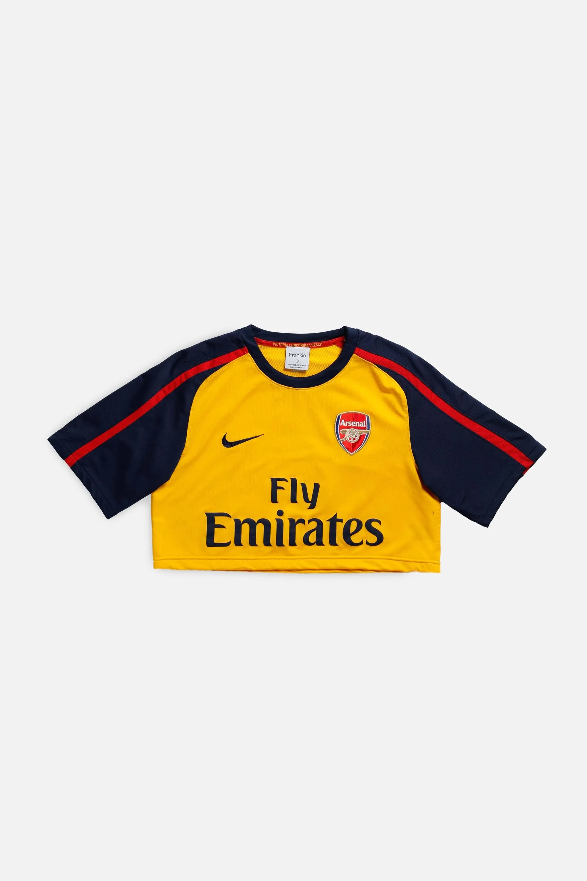 Rework Crop Arsenal Soccer Jersey - S