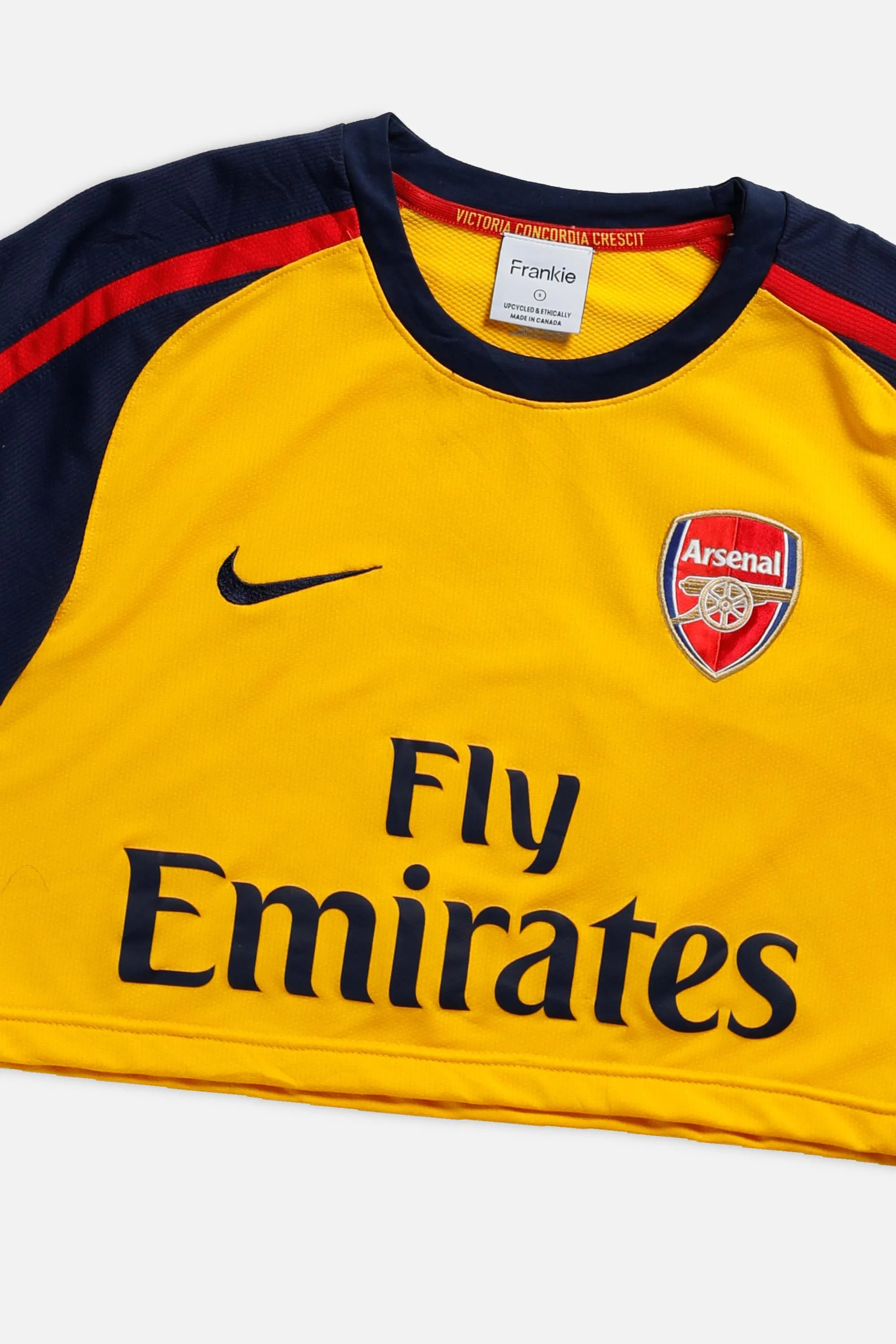 Rework Crop Arsenal Soccer Jersey - S