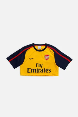 Rework Crop Arsenal Soccer Jersey - S