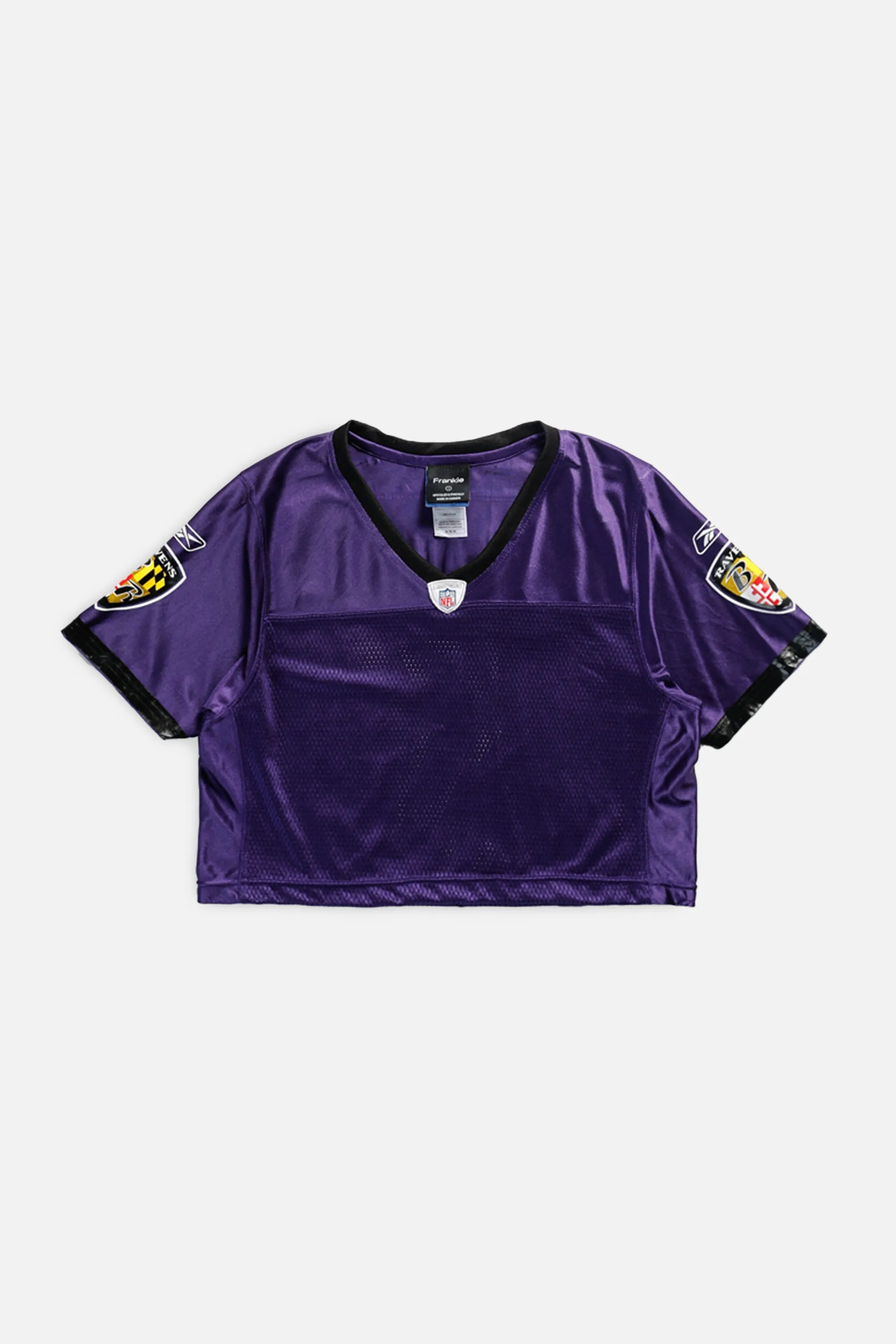 Rework Crop Baltimore Ravens NFL Jersey - S