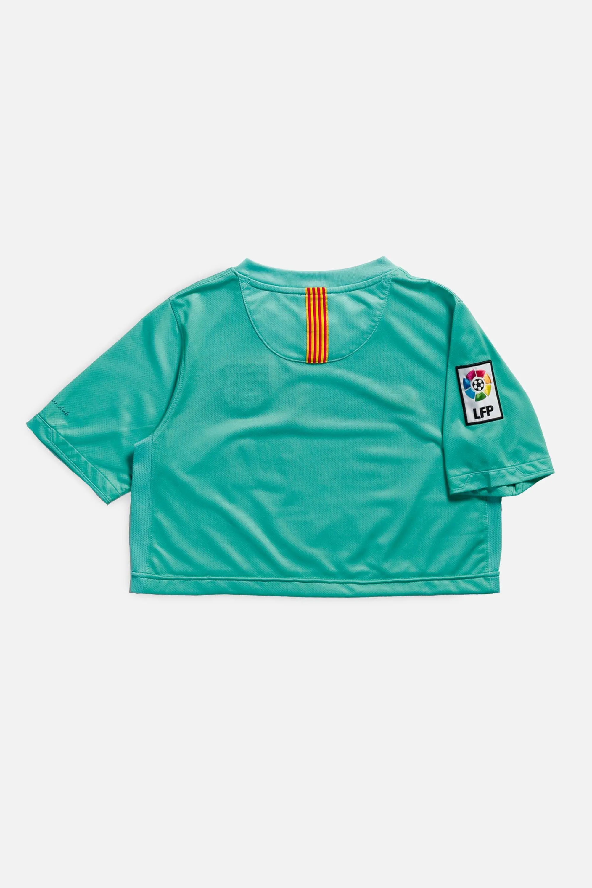 Rework Crop Barcelona Soccer Jersey - XS