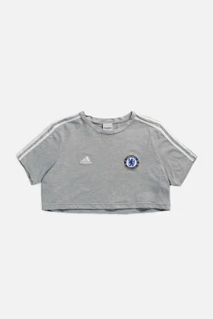 Rework Crop Chelsea Soccer Tee - S