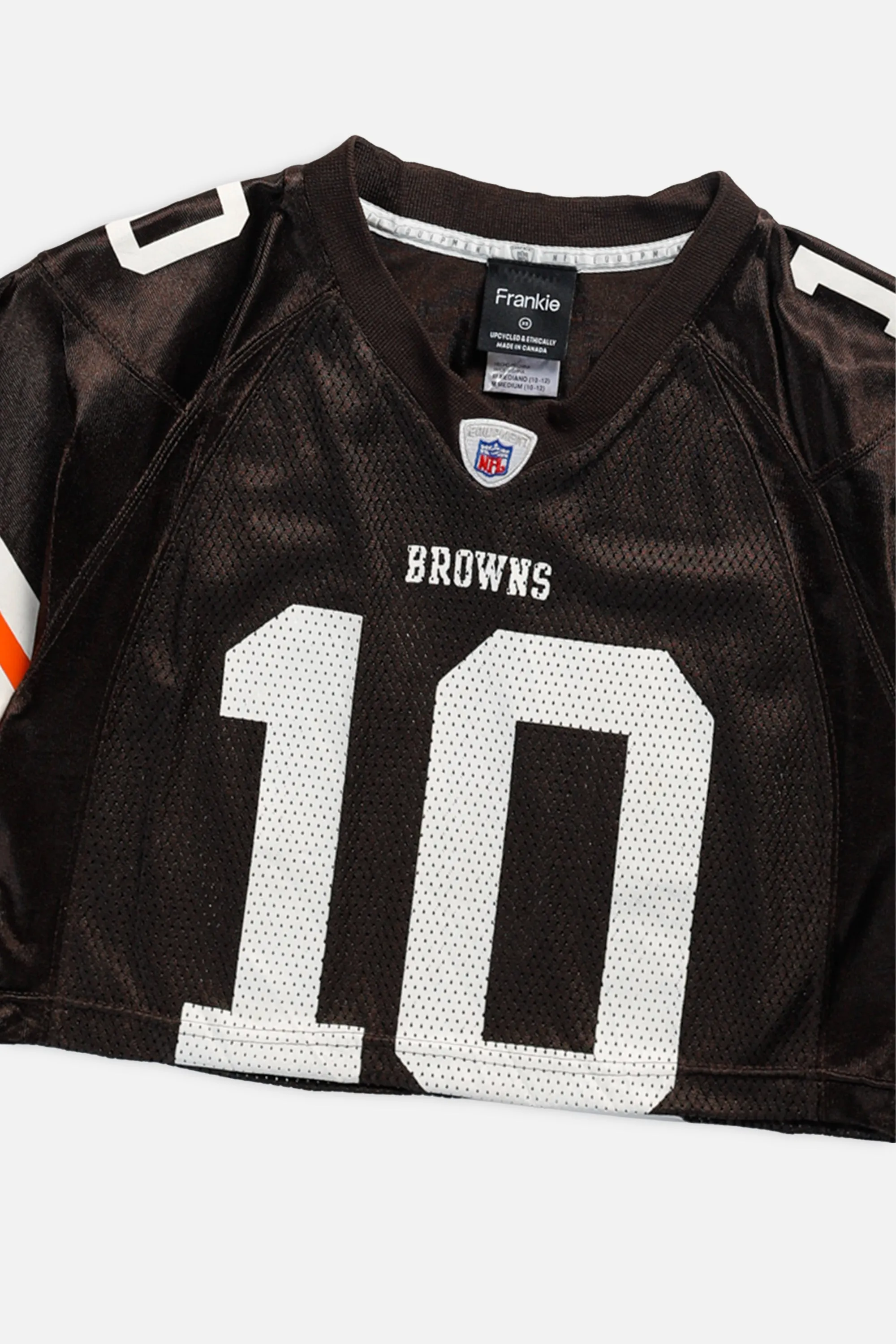 Rework Crop Cleveland Browns NFL Jersey - XS