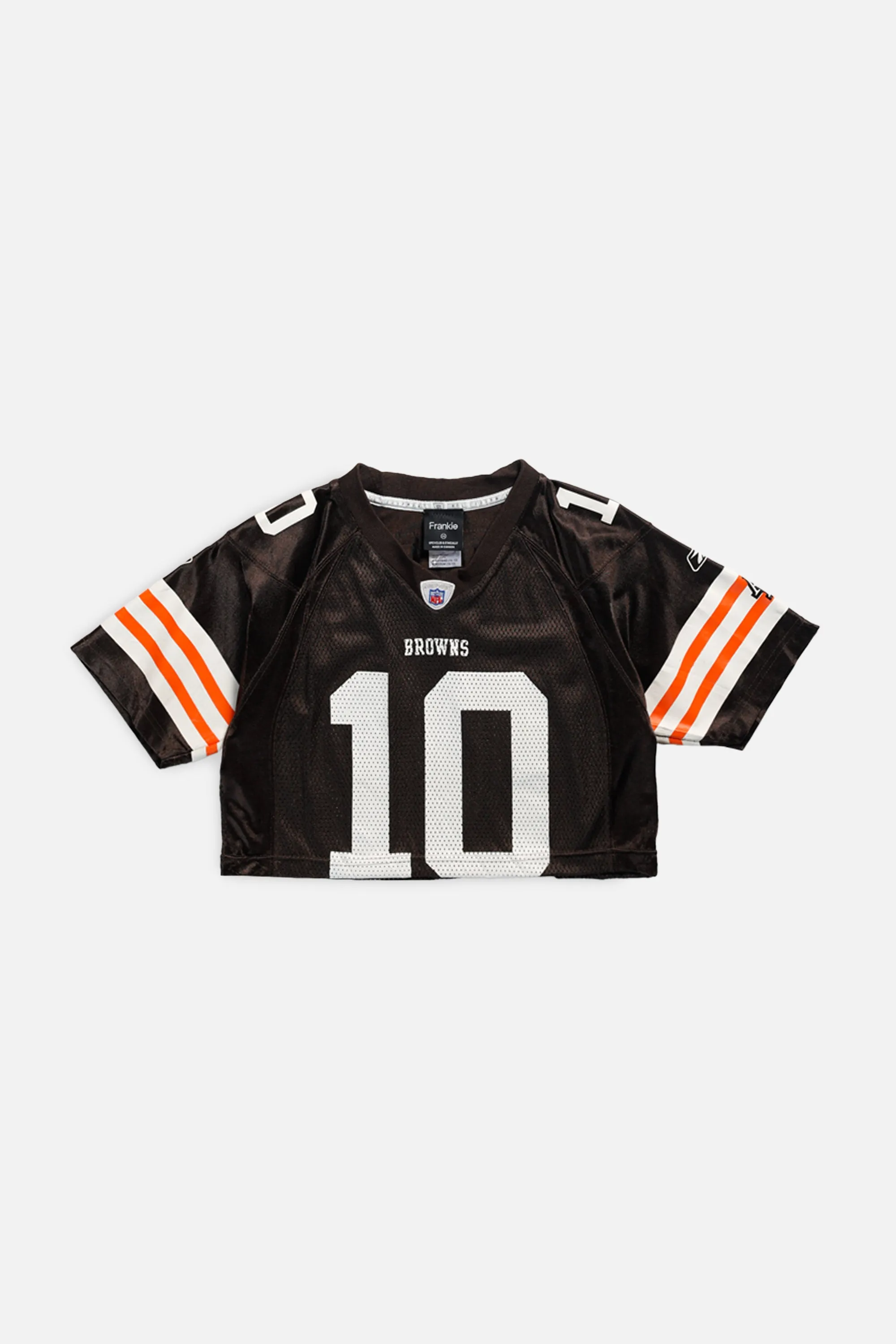 Rework Crop Cleveland Browns NFL Jersey - XS