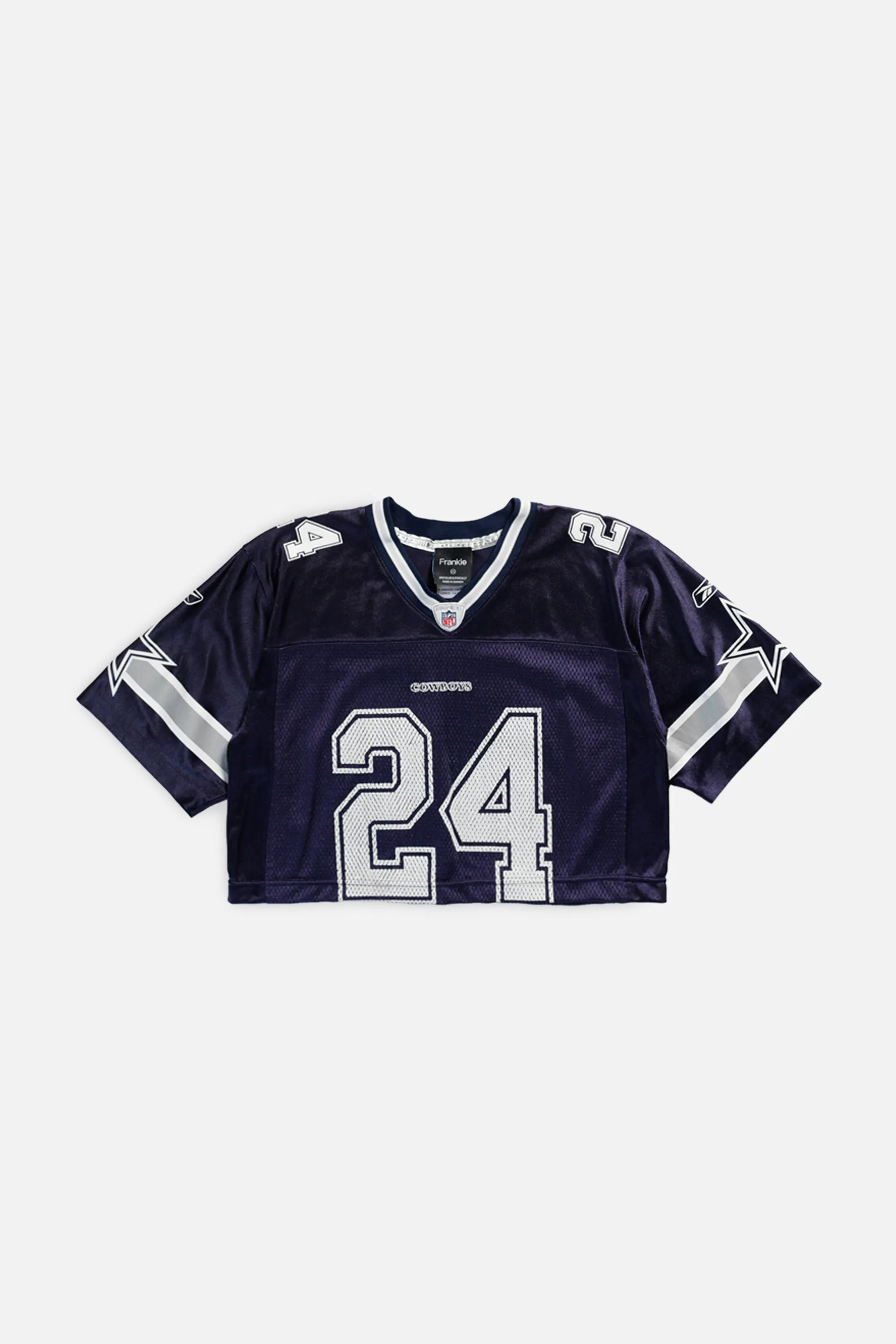 Rework Crop Dallas Cowboys NFL Jersey - XS