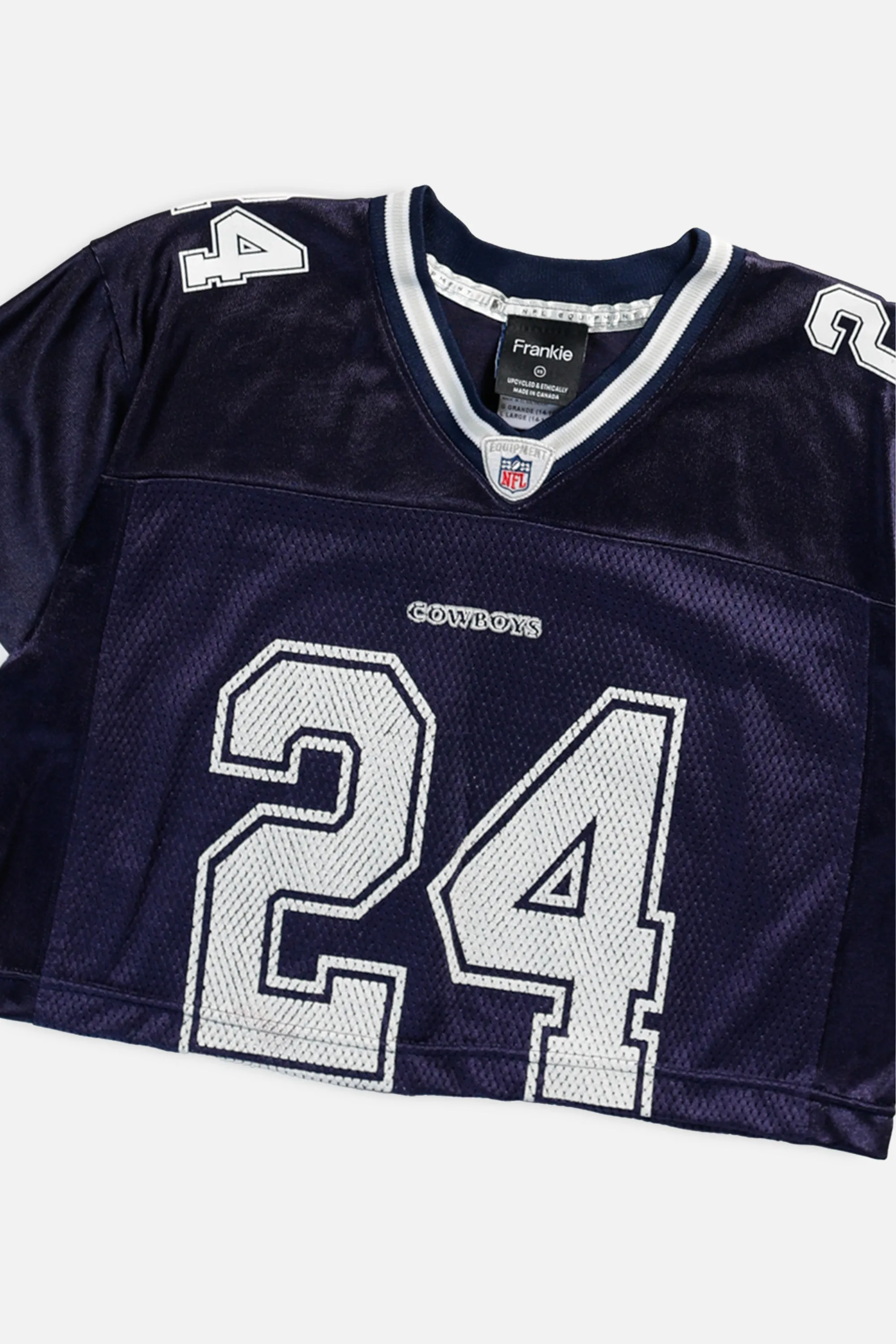 Rework Crop Dallas Cowboys NFL Jersey - XS