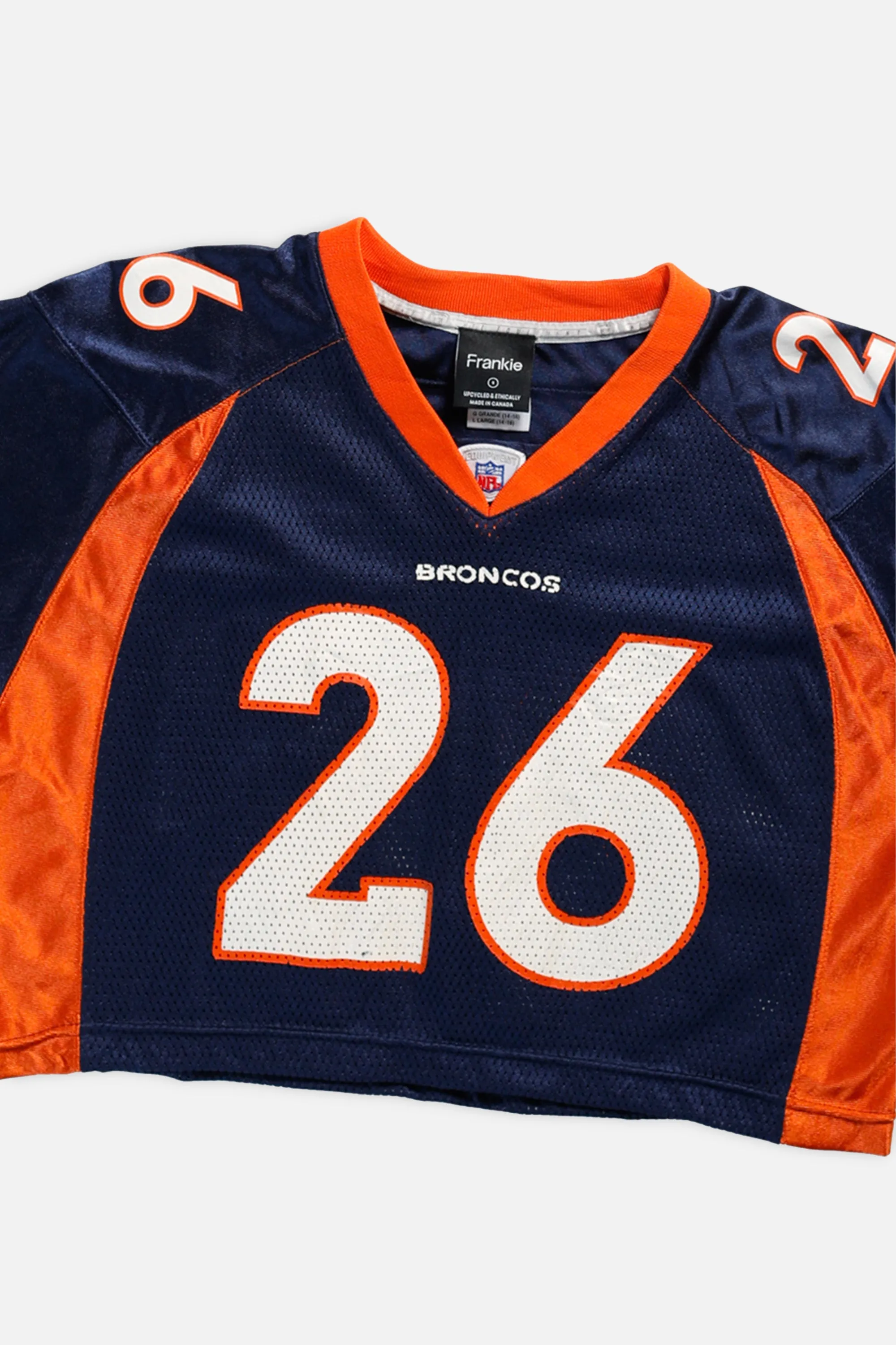 Rework Crop Denver Broncos NFL Jersey - S