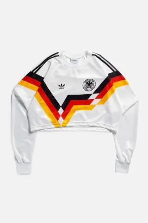 Rework Crop Germany Soccer Jersey - L