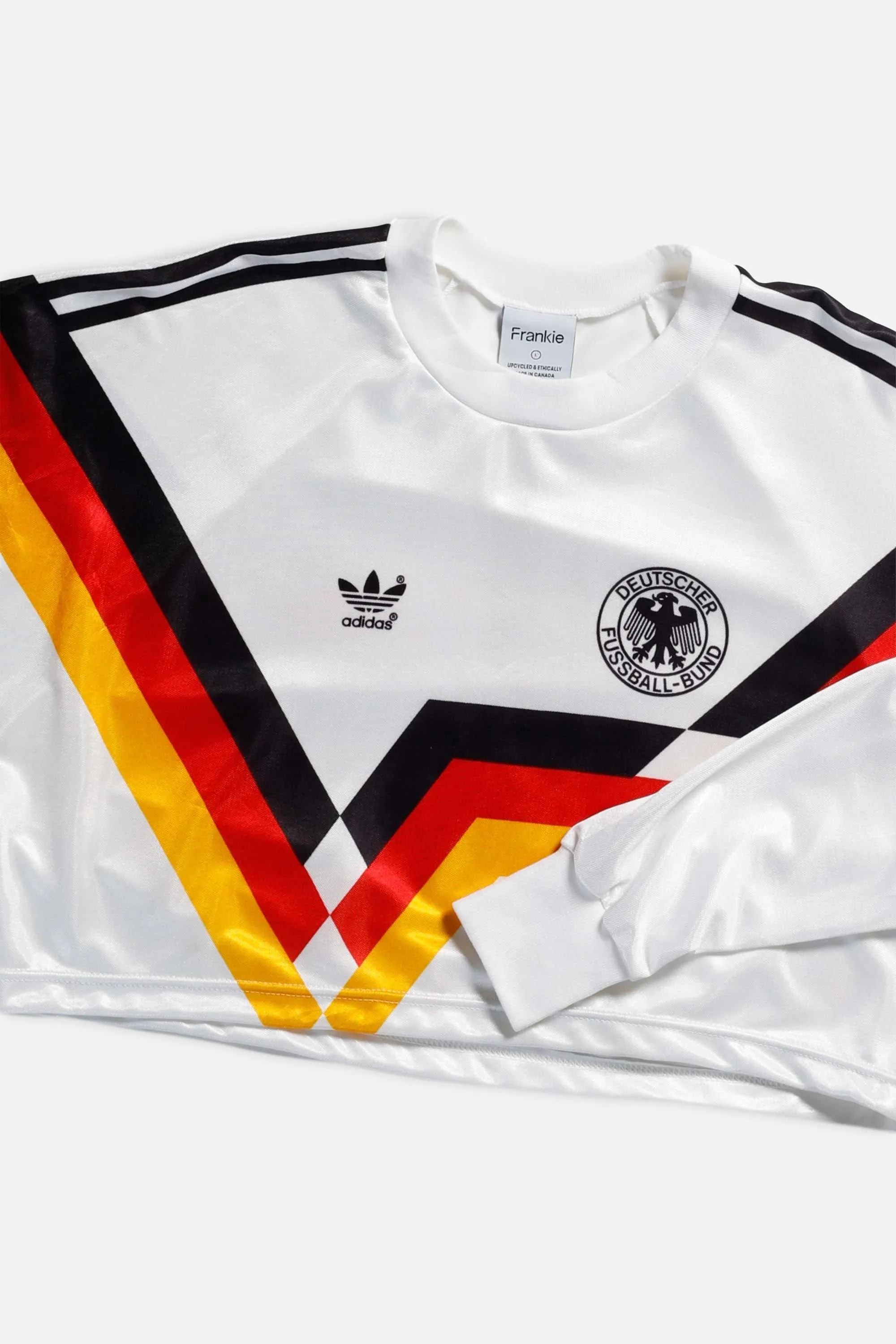 Rework Crop Germany Soccer Jersey - L