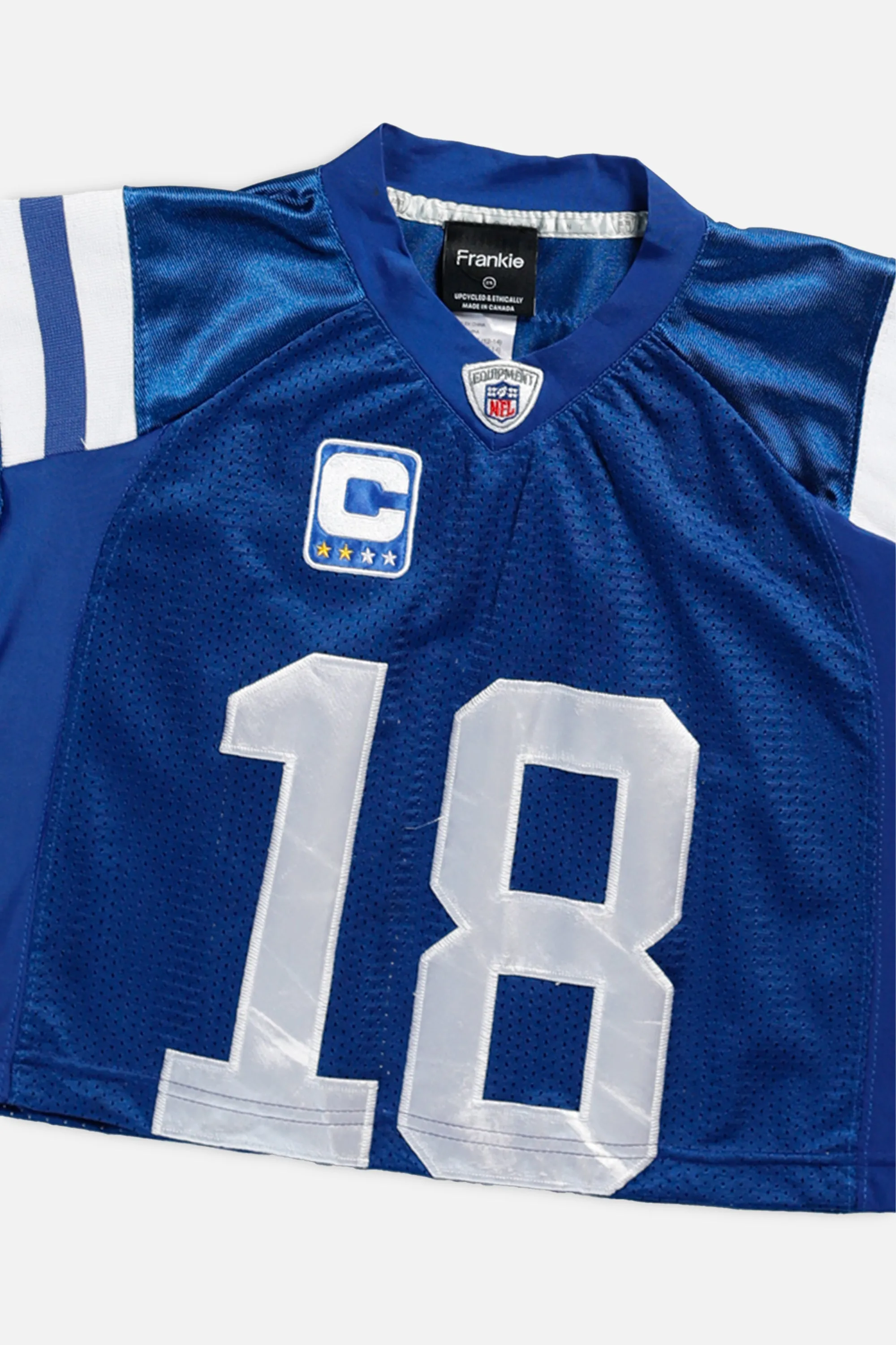 Rework Crop Indianapolis Colts NFL Jersey - XS