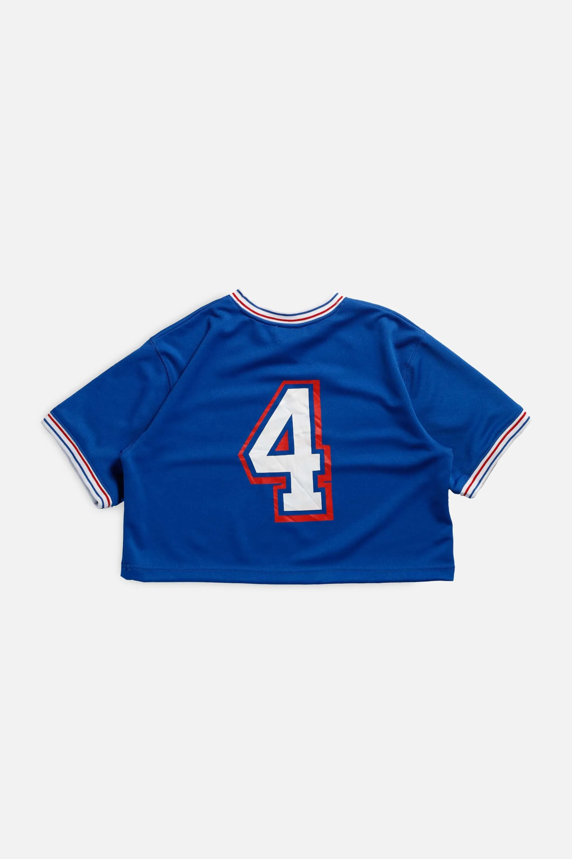 Rework Crop Italy Soccer Jersey - L