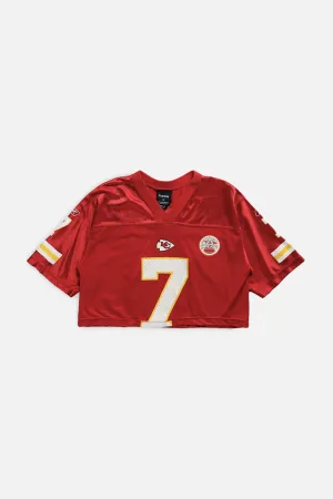 Rework Crop Kansas City Chiefs NFL Jersey - XS