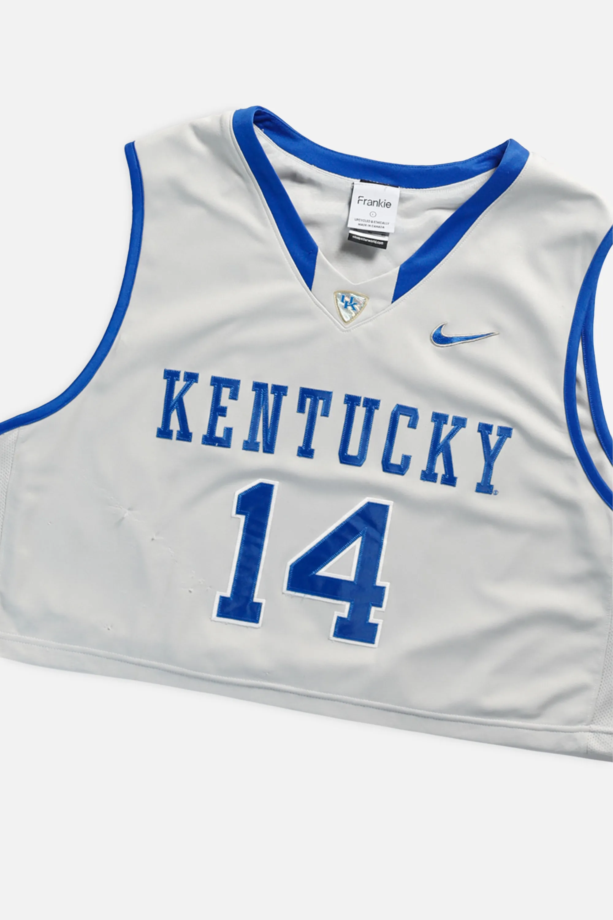 Rework Crop Kentucky Wildcats NCAA Jersey - L