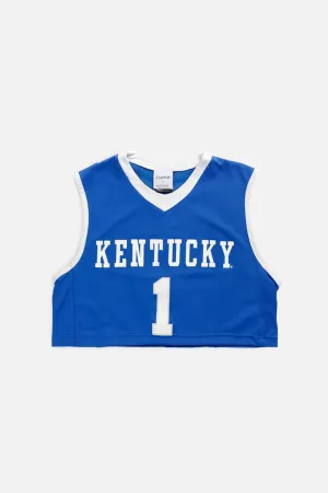 Rework Crop Kentucky Wildcats NCAA Jersey - S