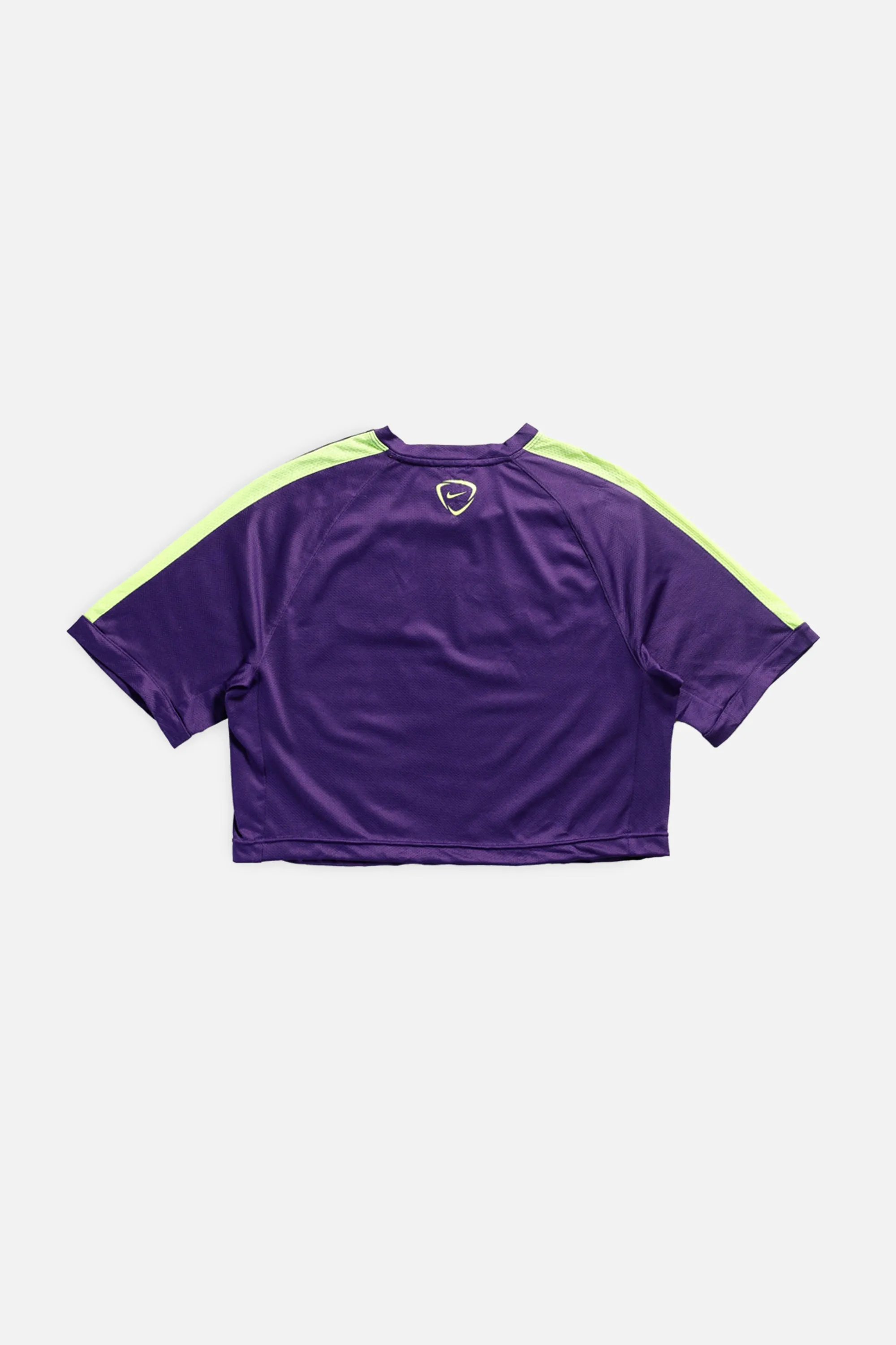 Rework Crop Manchester City Soccer Jersey - L