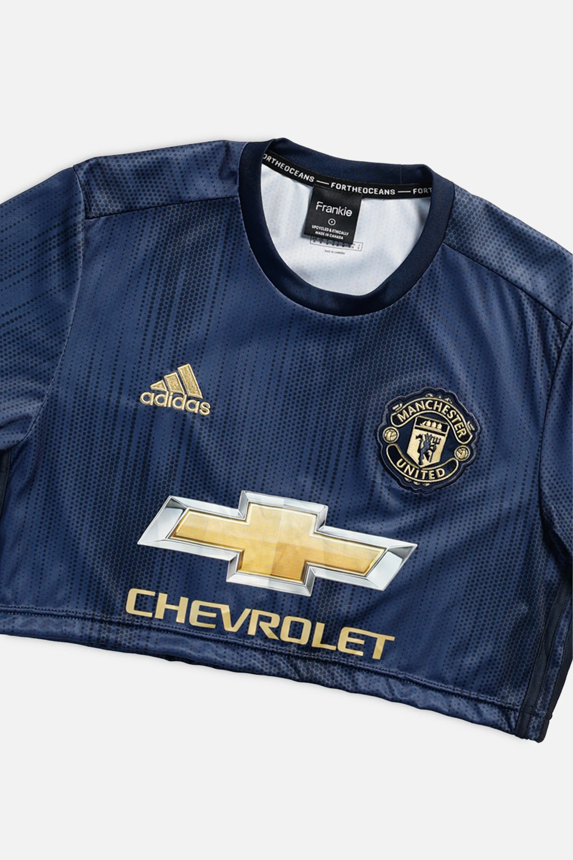 Rework Crop Manchester Soccer Jersey - S