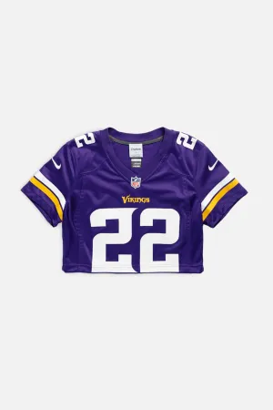 Rework Crop Minnesota Vikings NFL Jersey - S