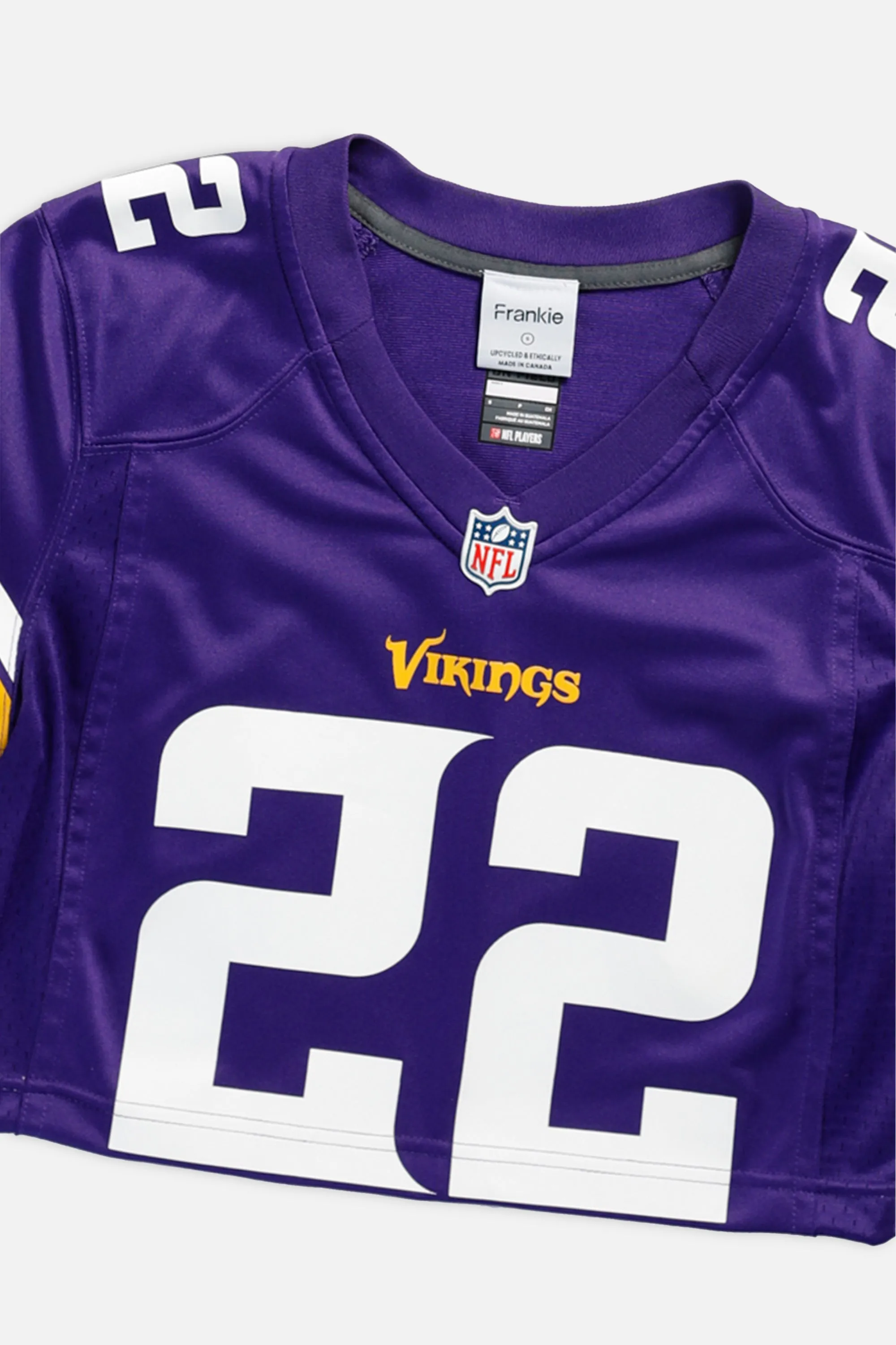 Rework Crop Minnesota Vikings NFL Jersey - S