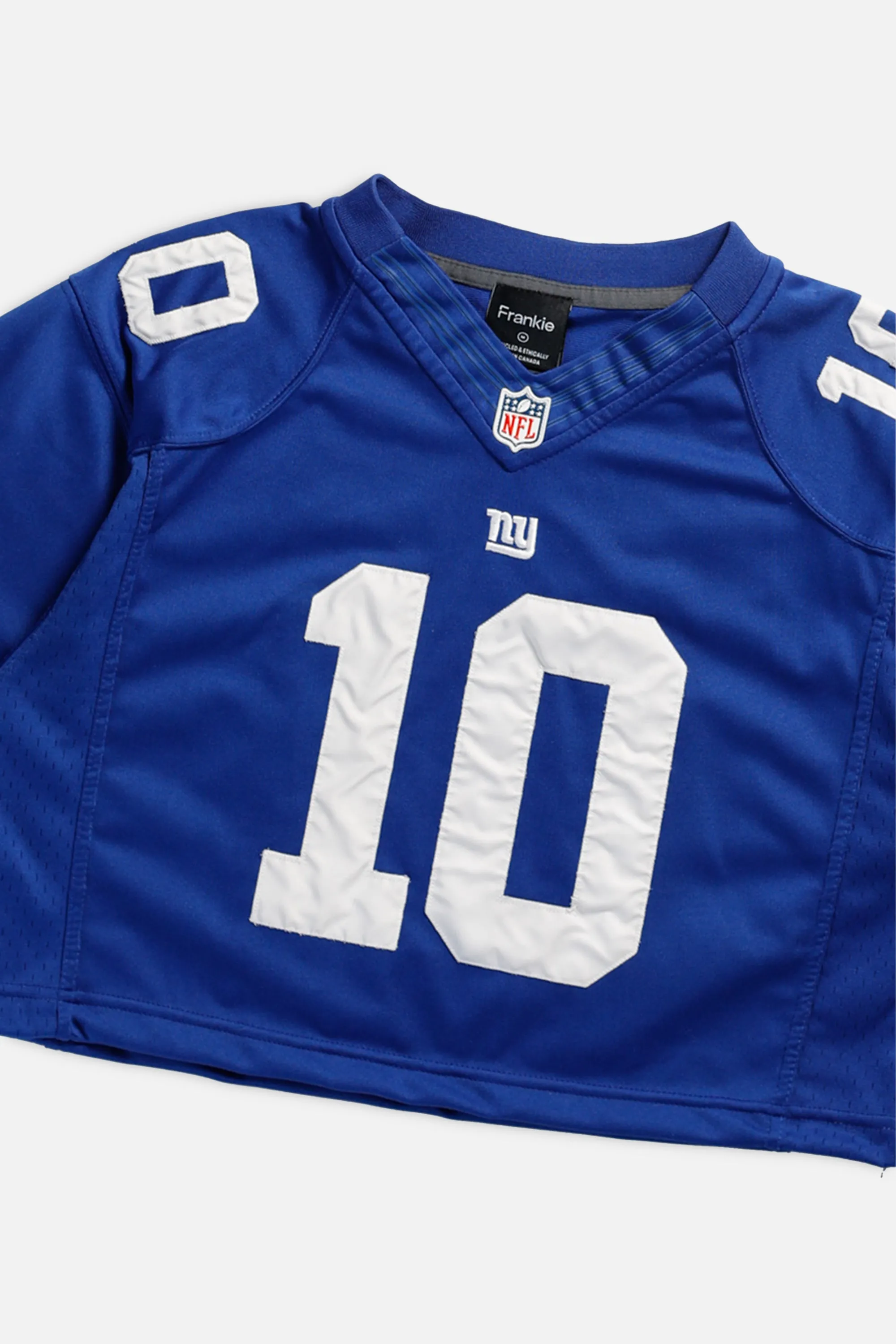 Rework Crop NY Giants NFL Jersey - M