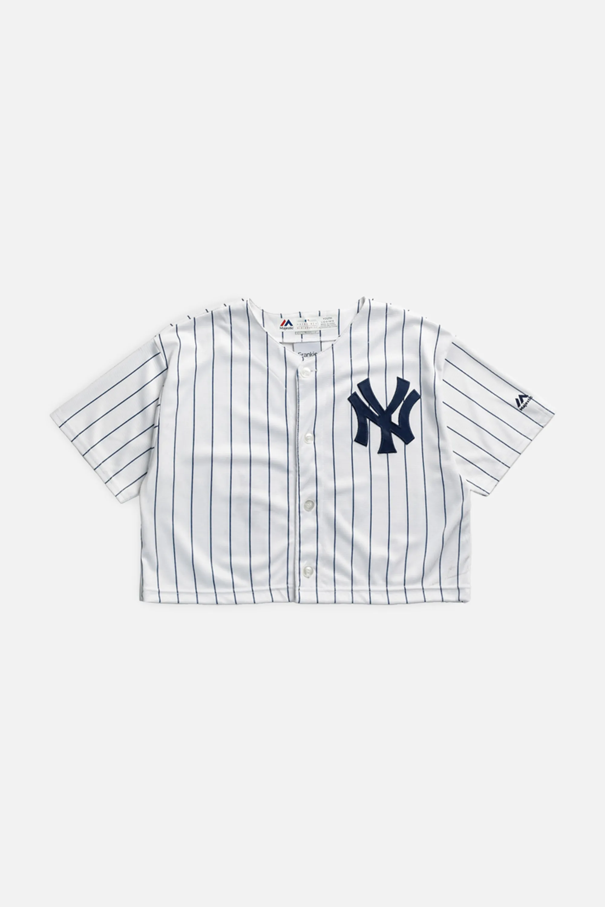 Rework Crop NY Yankees MLB Jersey - S