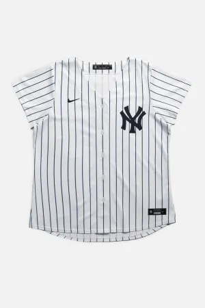 Rework Crop NY Yankees MLB Jersey - Women's XL