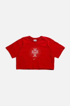 Rework Crop Portugal Soccer Tee - L