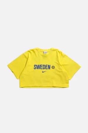 Rework Crop Sweden Soccer Tee - L