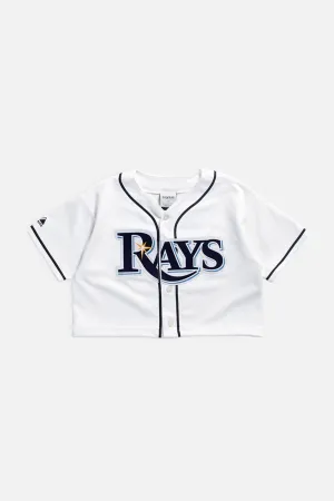 Rework Crop Tampa Bay Rays MLB Jersey - S