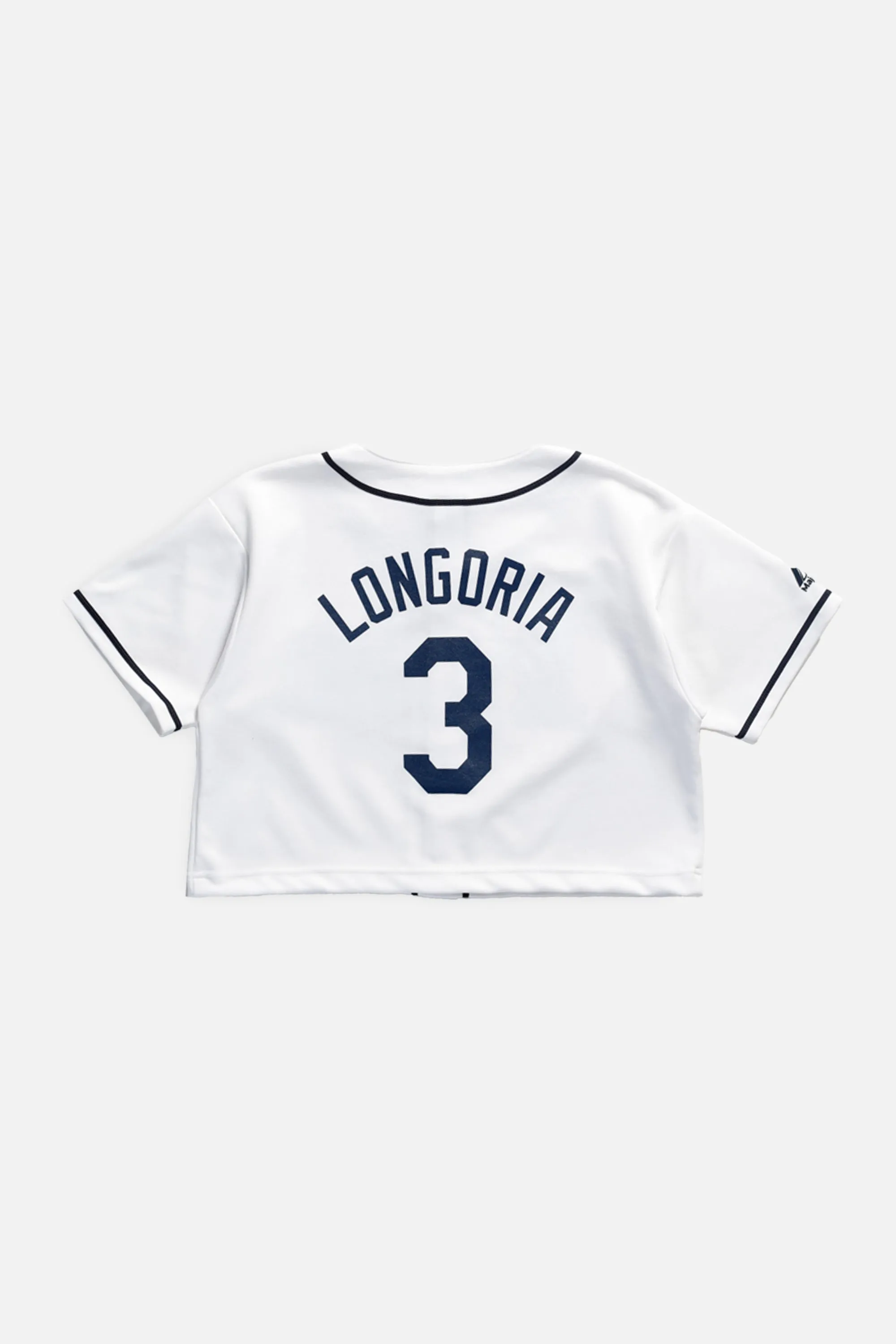 Rework Crop Tampa Bay Rays MLB Jersey - S