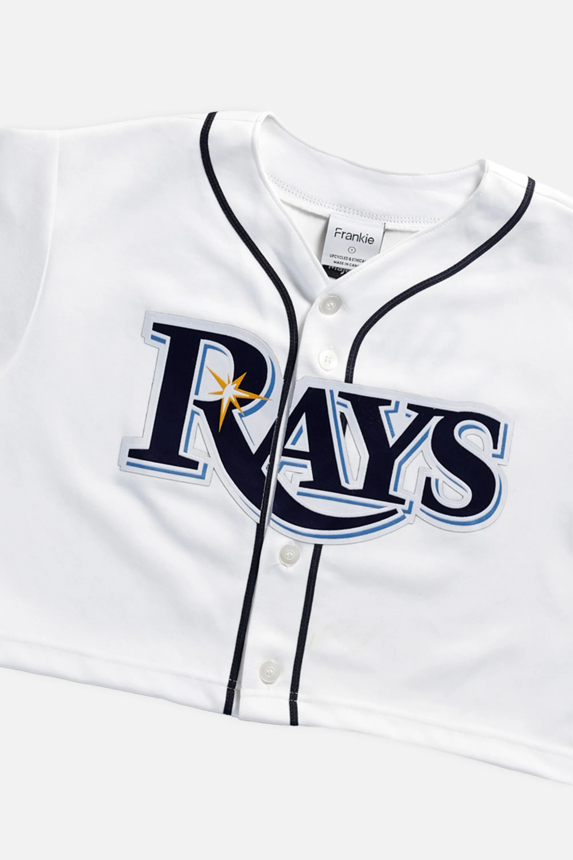 Rework Crop Tampa Bay Rays MLB Jersey - S