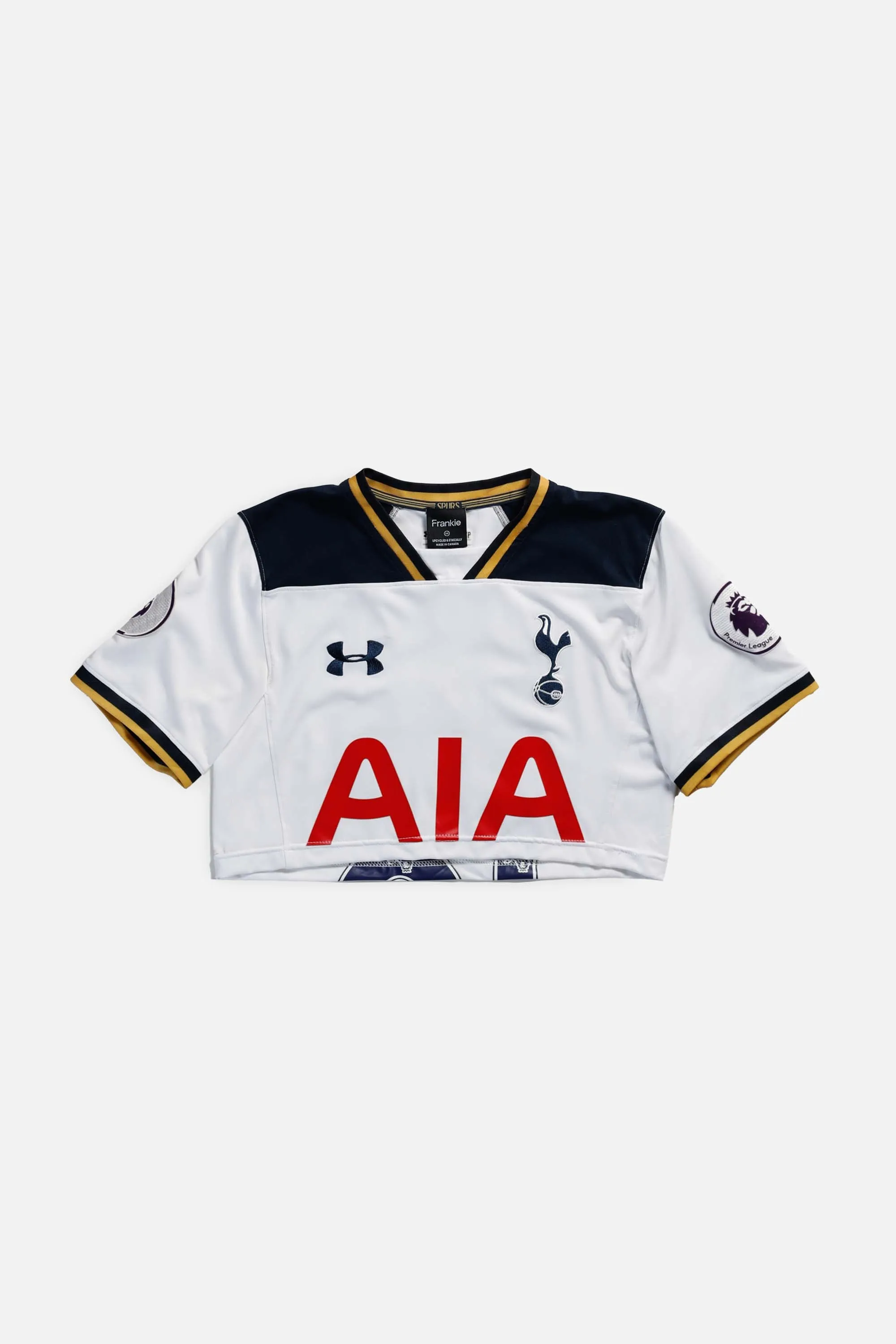 Rework Crop Tottenham Hotspur Soccer Jersey - XS