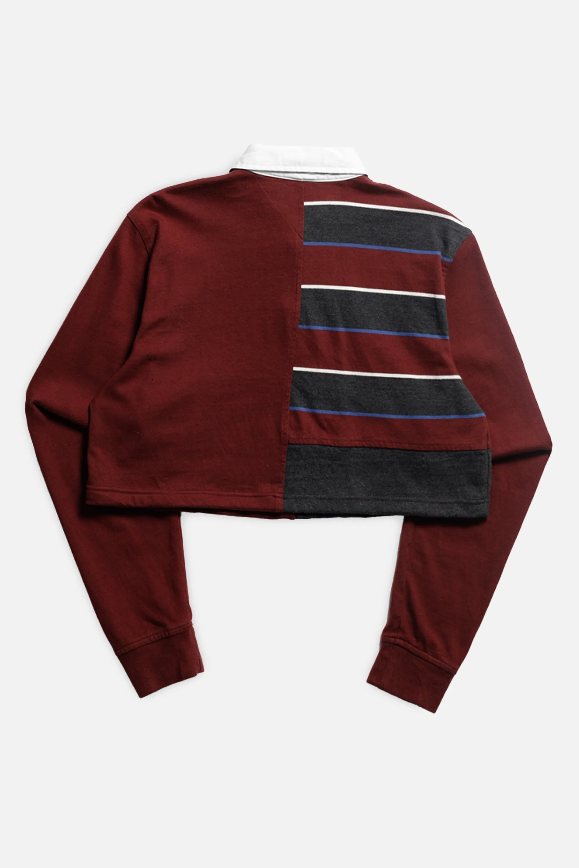 Rework Cropped Rugby Shirt - L