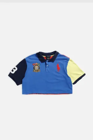 Rework Cropped Rugby Shirt - S