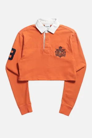 Rework Cropped Rugby Shirt - S