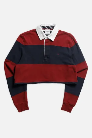 Rework Cropped Rugby Shirt - S