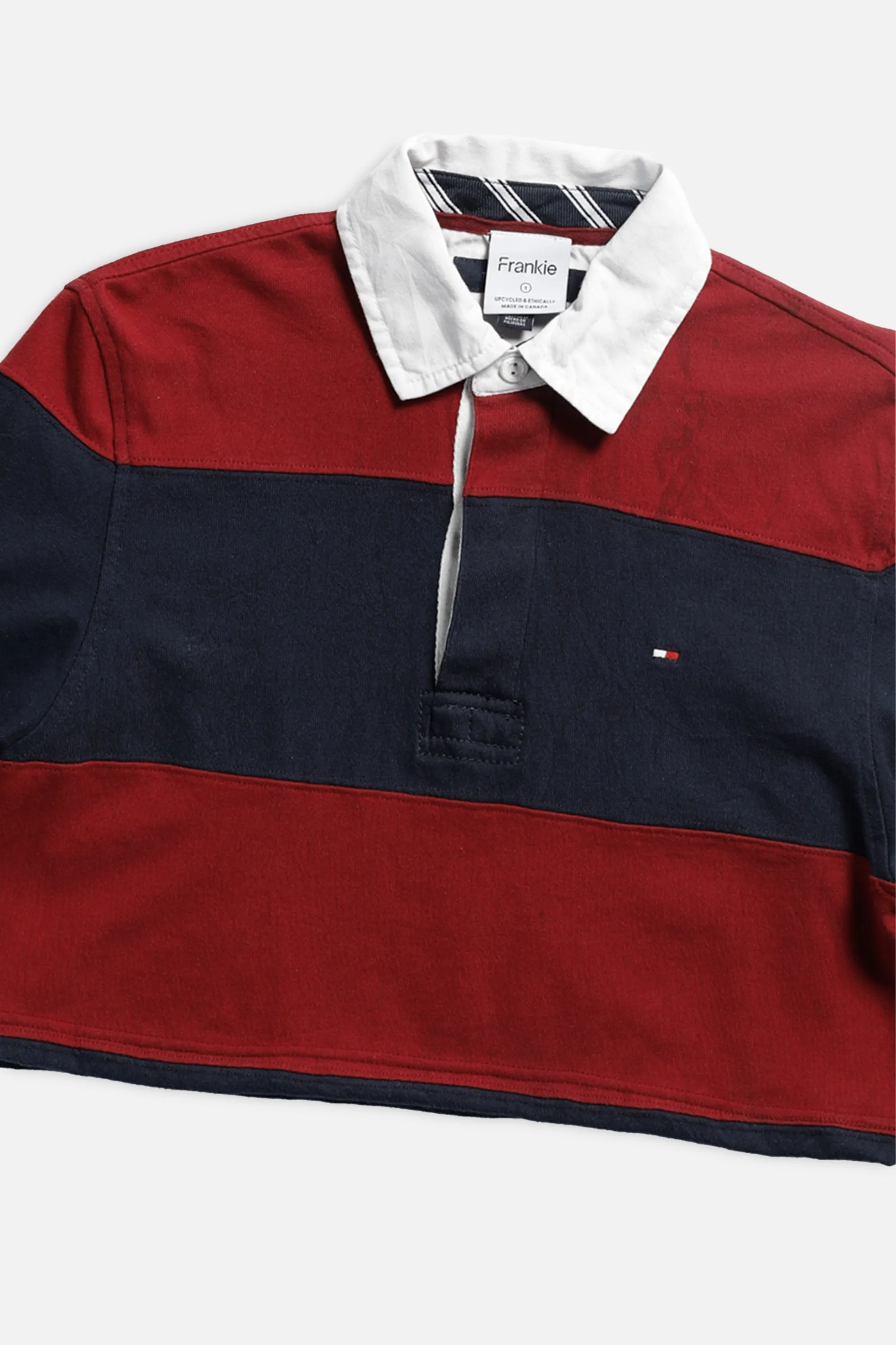 Rework Cropped Rugby Shirt - S