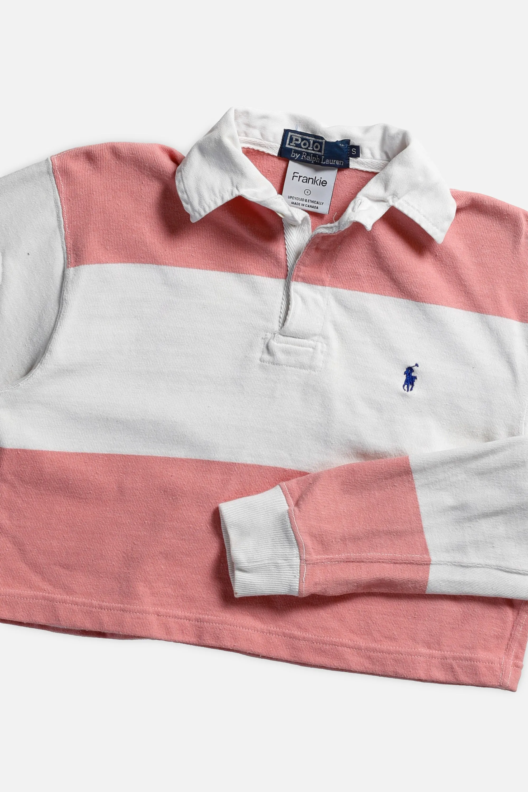Rework Cropped Rugby Shirt - S