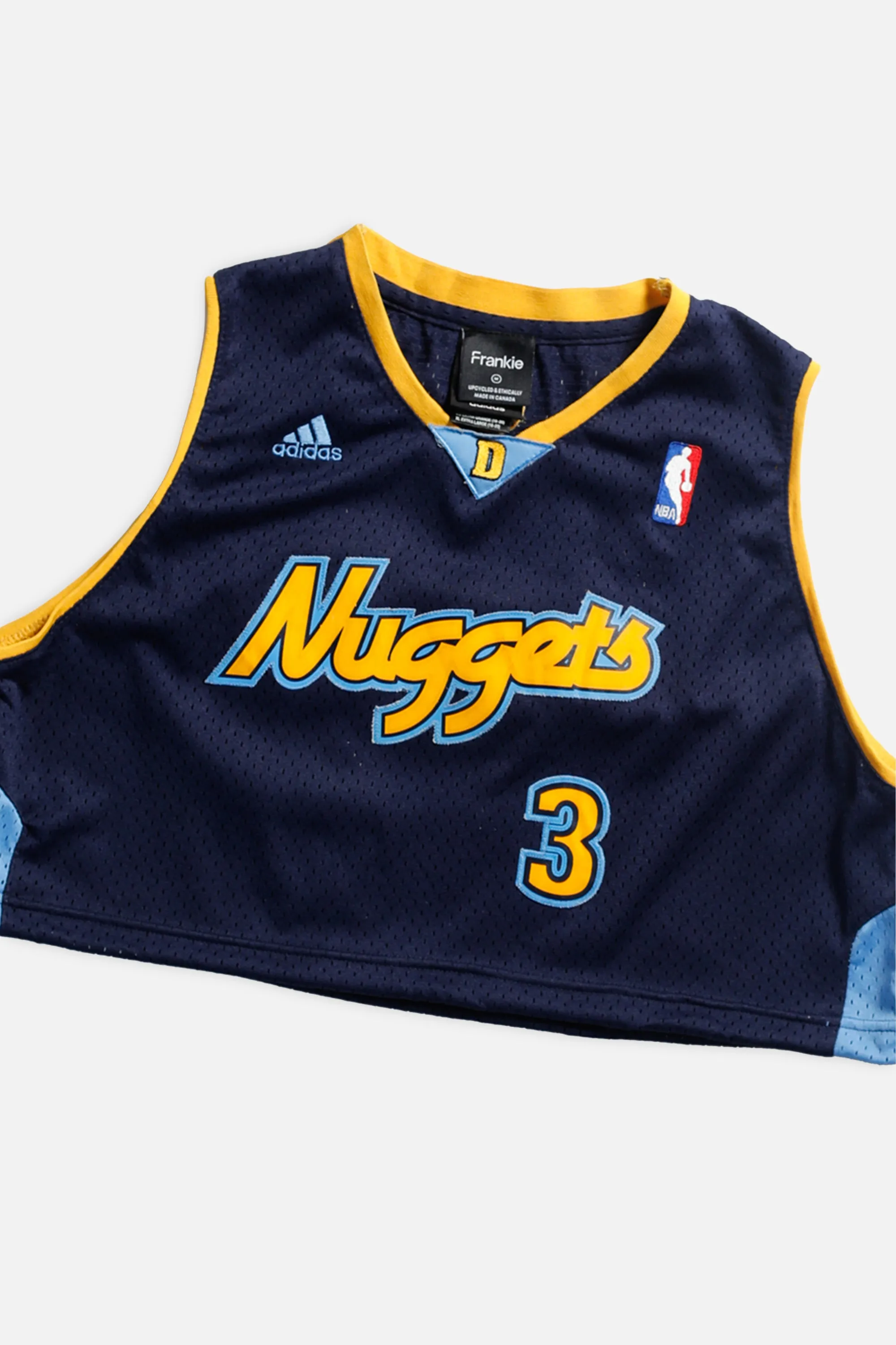 Rework Denver Broncos NBA Crop Jersey - M