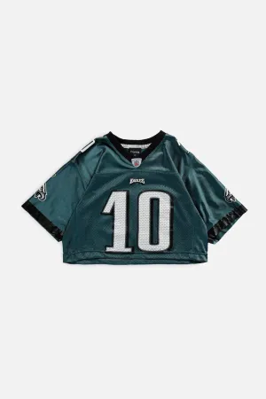 Rework Eagles Crop NFL Jersey - S
