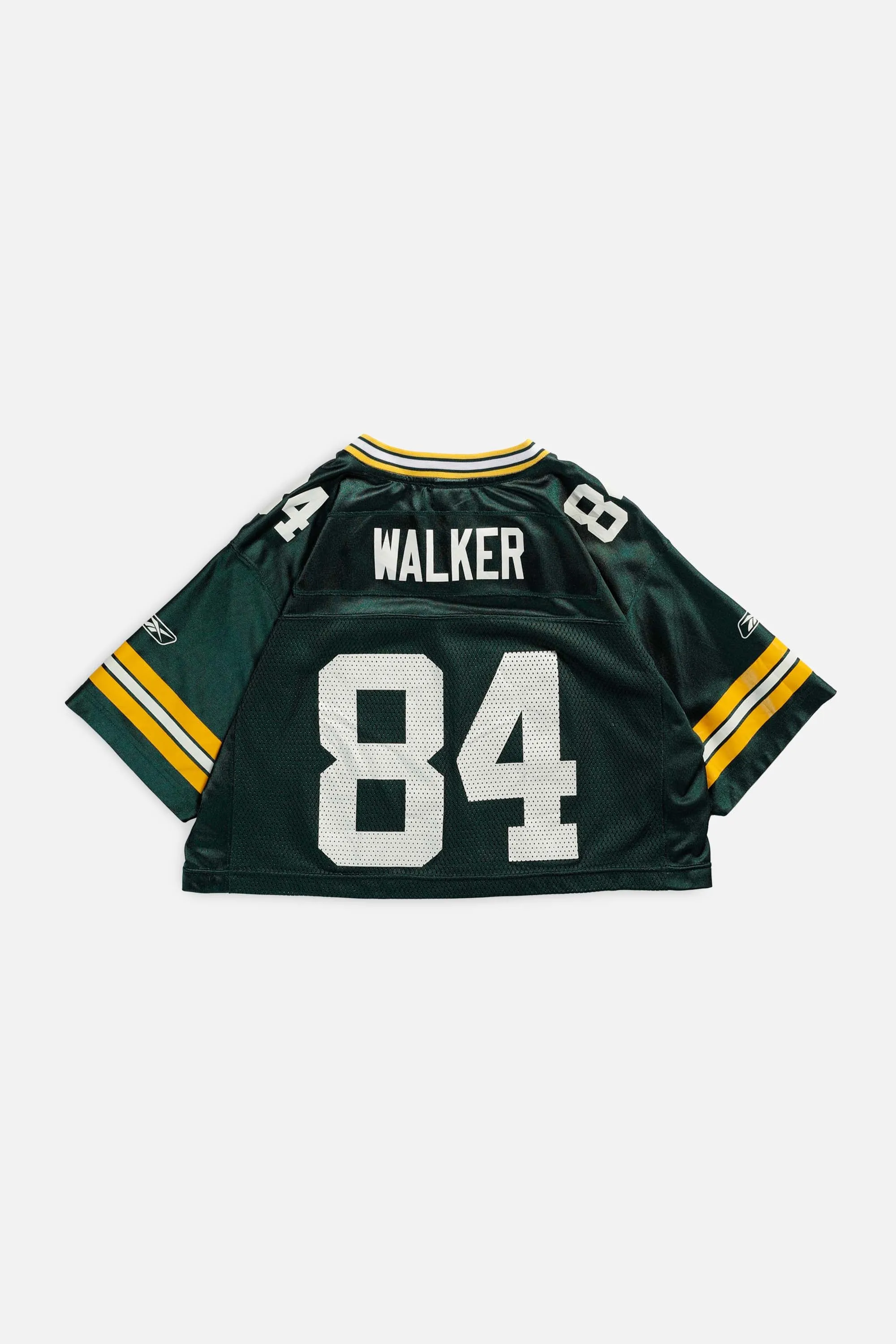 Rework Green Bay Packers Crop NFL Jersey - M