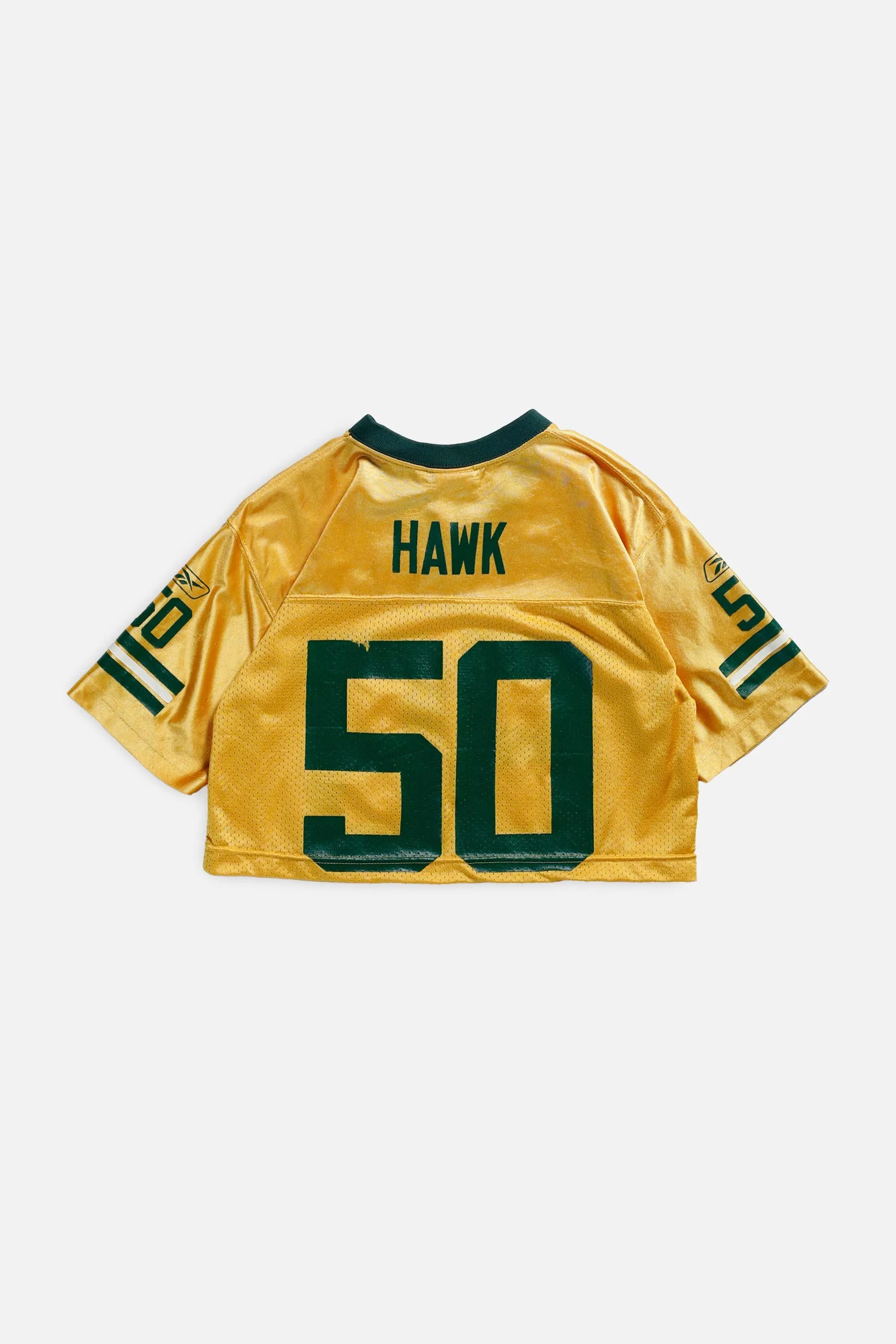Rework Green Bay Packers Crop NFL Jersey - XS